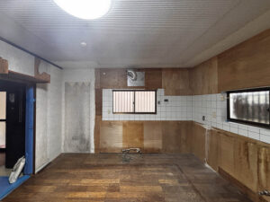 京田辺市　キッチンリフォーム　施行中