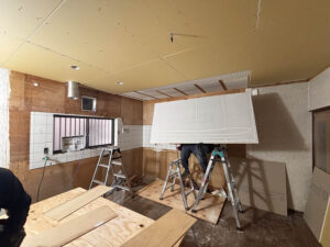 京田辺市　キッチンリフォーム　施行中