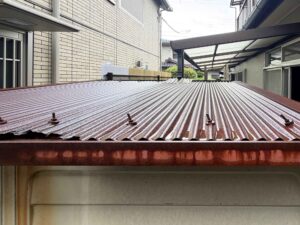 京都城陽市　屋根リフォーム　ビフォー