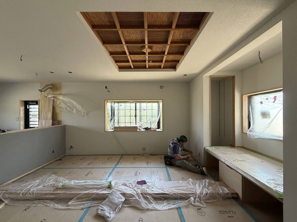 精華町 LDKリフォーム 施行中