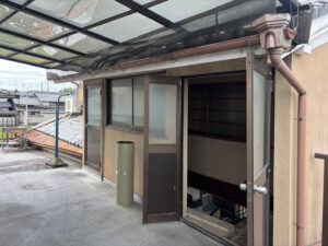 京都　城陽市　樋リフォーム　ビフォー