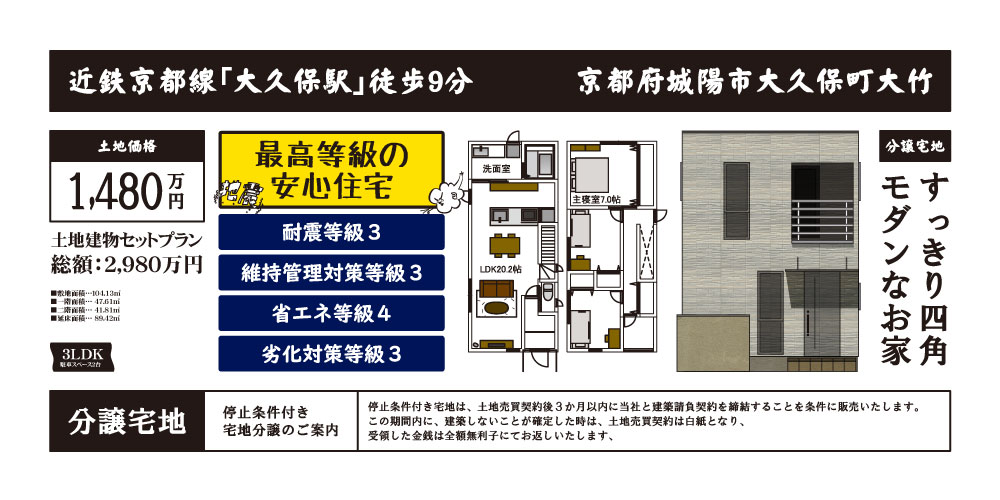 大久保町大竹の土地(セットプラン)